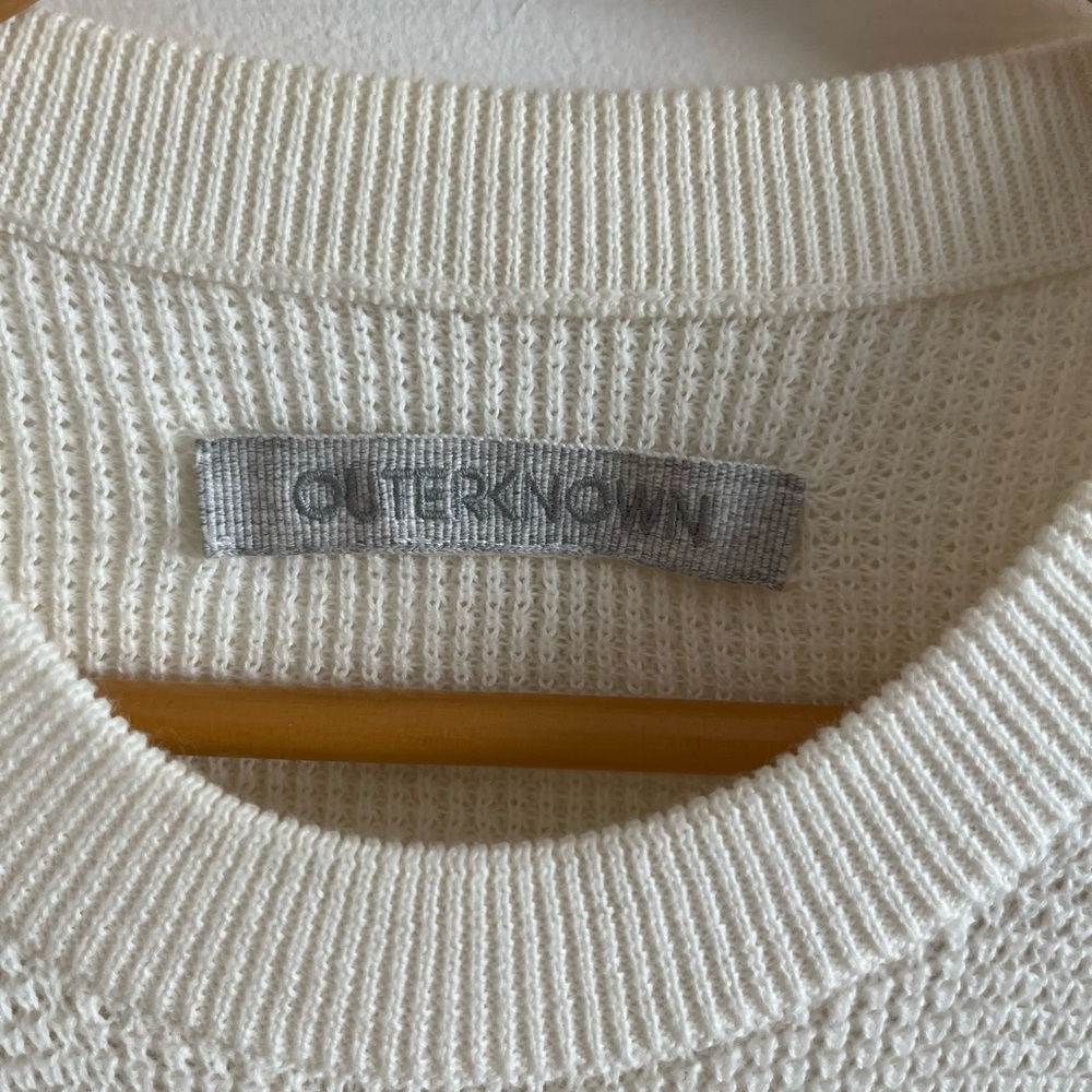 Outerknown cotton 70s inspired striped sweater M - Picture 5 of 10